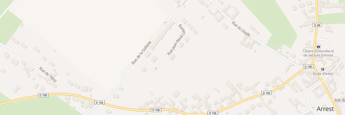 Plan du 12 Rue de la Sollette à Arrest