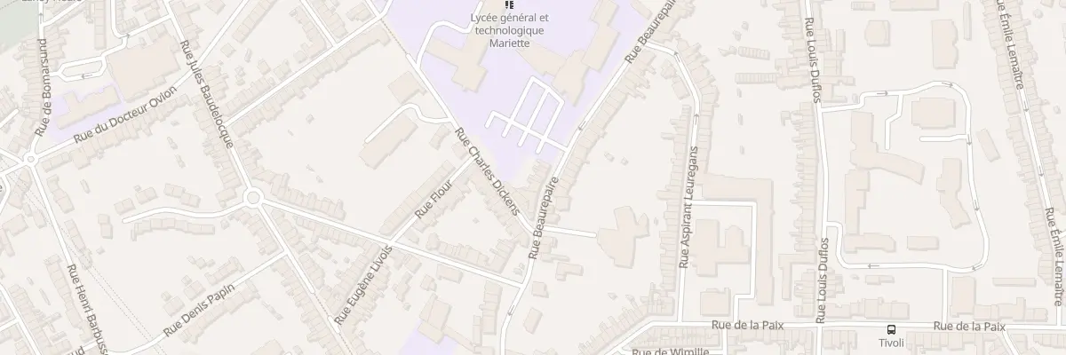 Plan du 55 Rue de Beaurepaire à Boulogne-sur-Mer