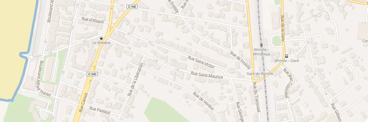 Plan du 35 Rue Saint Maurice à Wimereux