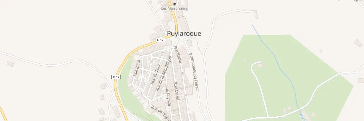 Plan du 5205 Puylaroque à Puylaroque