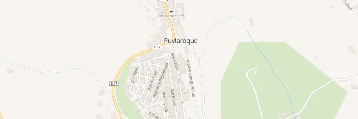 Plan du 5 Rue Basse à Puylaroque