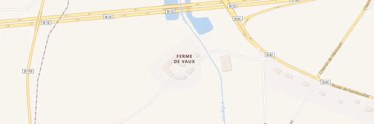 Plan de Ferme de Vaux à Maulette