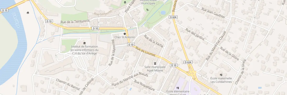 Plan du 24 Rue de Loumet à Pamiers