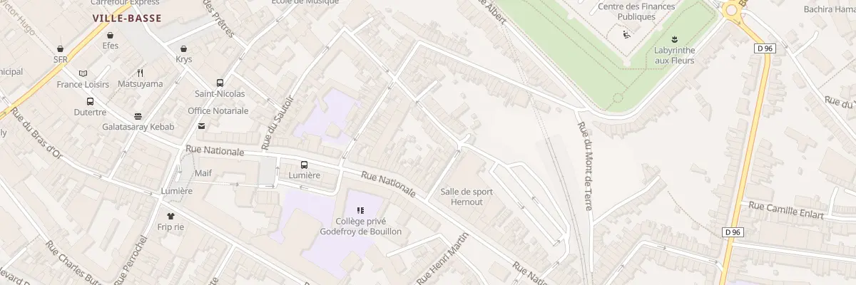 Plan du 38 Rue de l’Ancien Rivage à Boulogne-sur-Mer