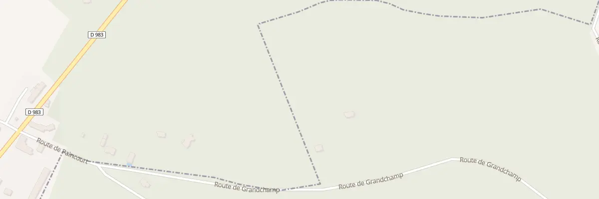 Plan du 12 Rte de Grandchamp à La Hauteville