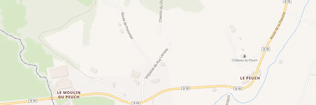 Plan du 5123 Puy Lacoste Bas à Ligneyrac