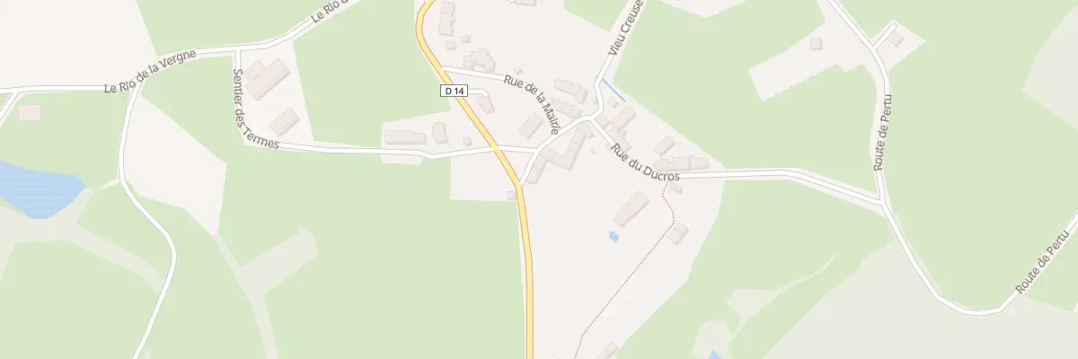 Plan du 23 Rue de la Mairie à Colondannes
