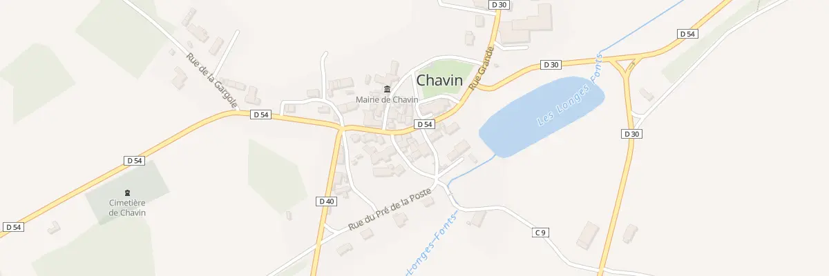 Plan du 5036 Le Bourg à Chavin