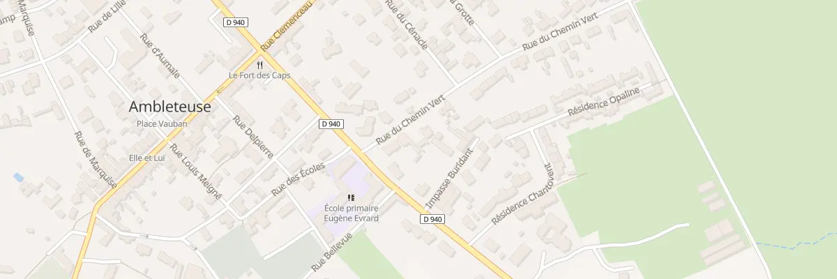Plan du 9 Rue du Chemin Vert à Ambleteuse