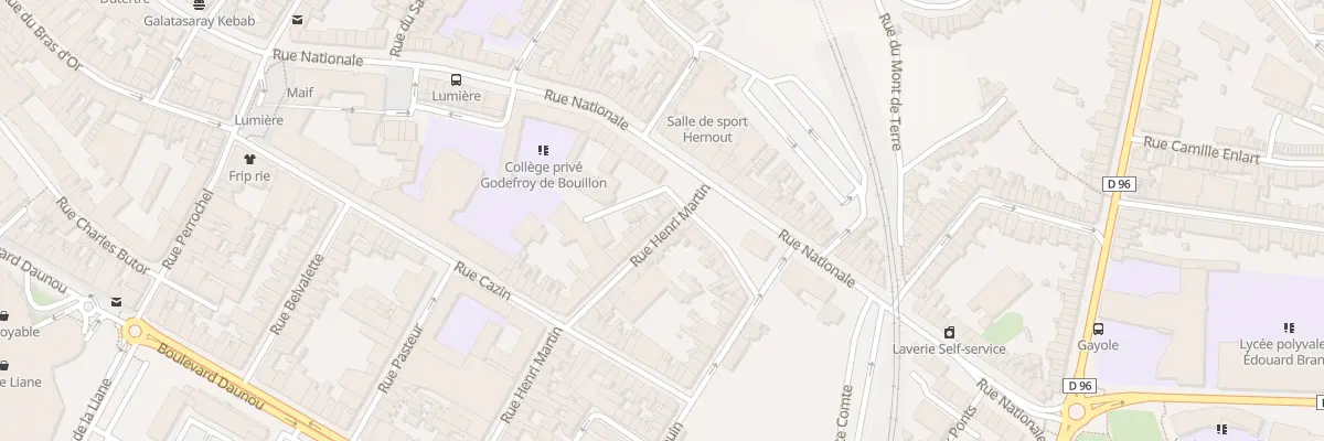Plan du 49 Rue Henri Martin à Boulogne-sur-Mer