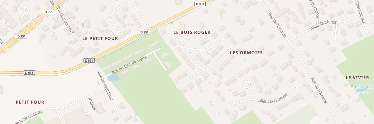 Plan du 12 Rue du Bois Roger à Saint-Laurent-Nouan