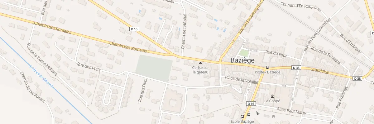 Plan du 105B Gr Grand Rue à Baziège