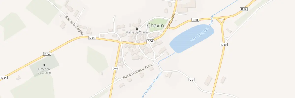Plan du 1 Rue de la Font Saint Andre à Chavin