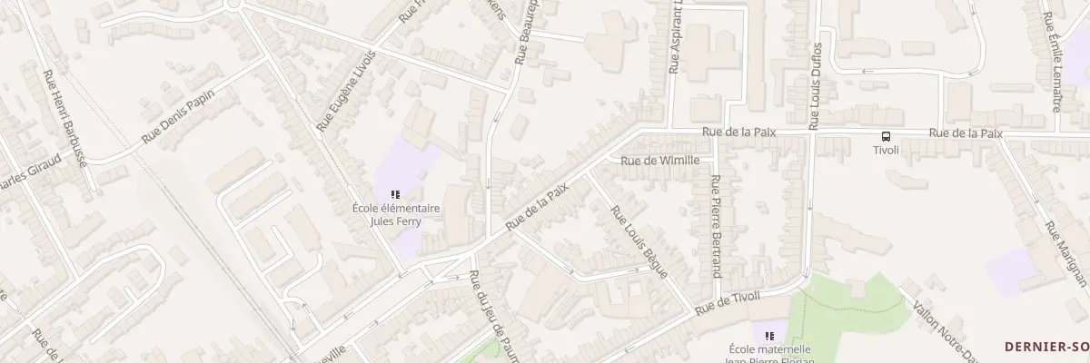 Plan du 17 Rue de la Paix à Boulogne-sur-Mer