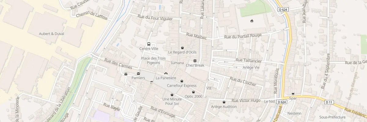 Plan du 18 Rue Gabriel Peri à Pamiers