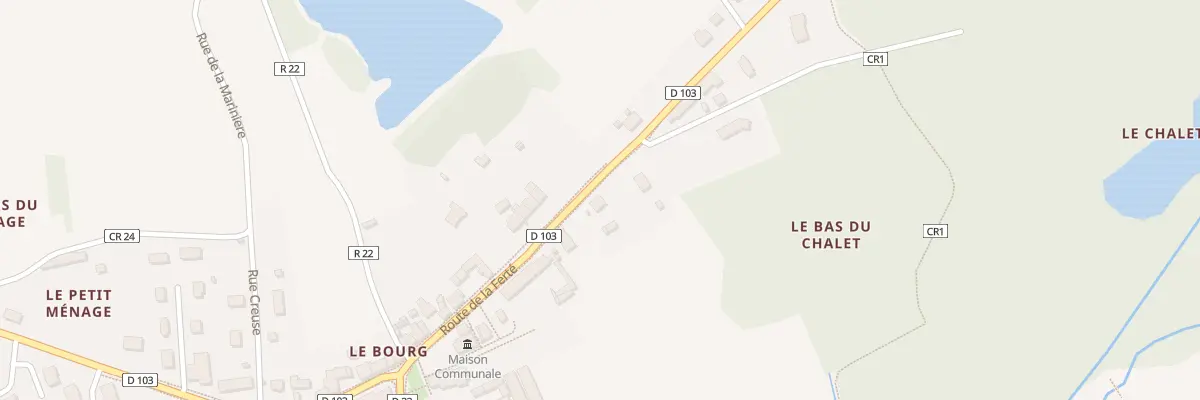 Plan du 8 Rte de la Ferte St Cyr à Crouy-sur-Cosson