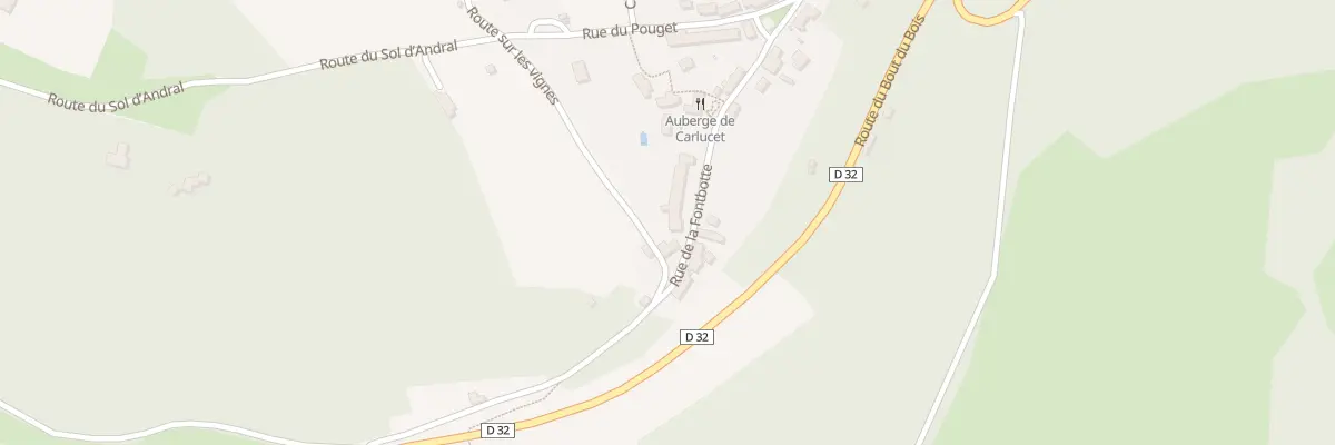 Plan du 5023 Carlucet à Carlucet