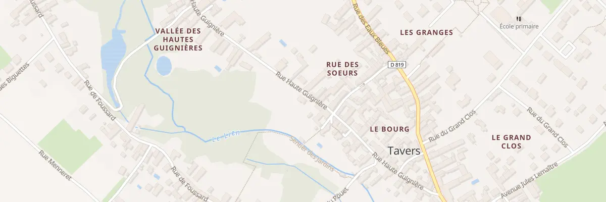 Plan du 37 Rue des Hautes Guignieres à Tavers