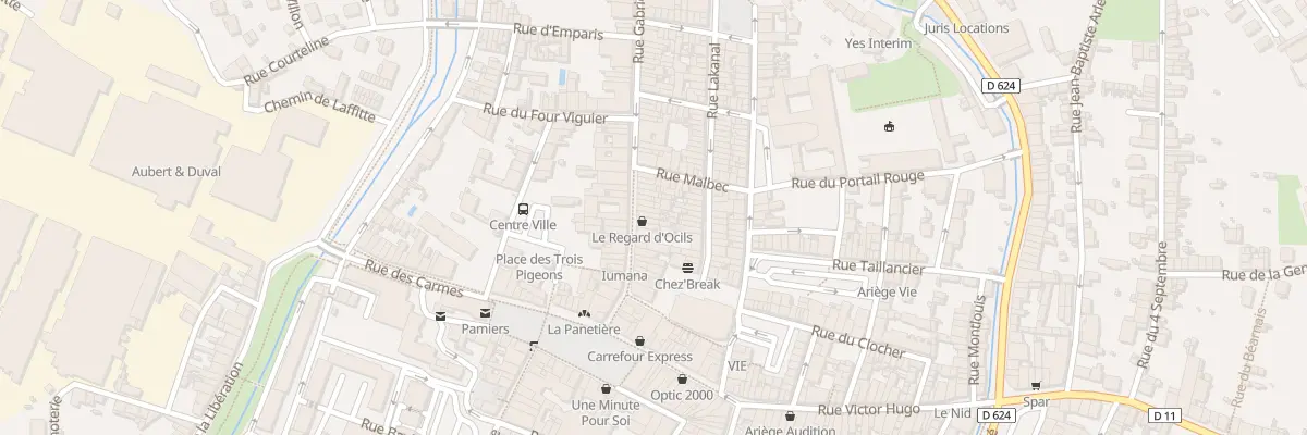 Plan du 34 Rue Gabriel Peri à Pamiers
