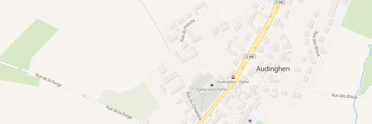 Plan du 35 Rue du Panche à Audinghen