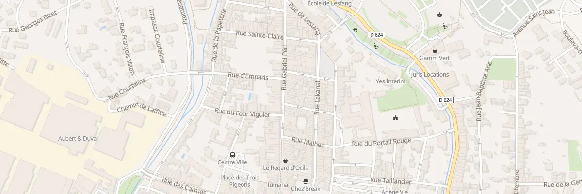 Plan du 68 Rue Gabriel Peri à Pamiers