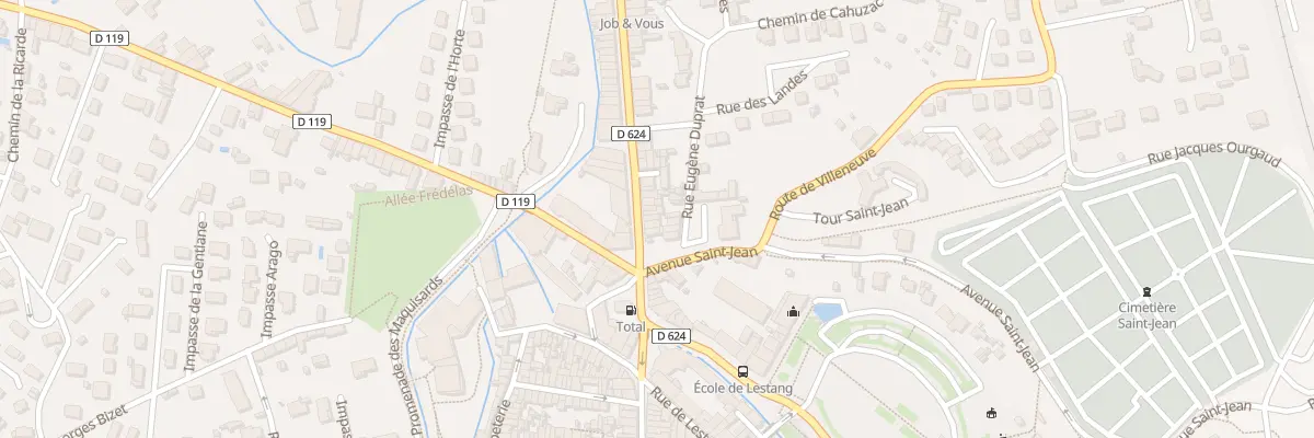 Plan du 16 Av de Toulouse à Pamiers