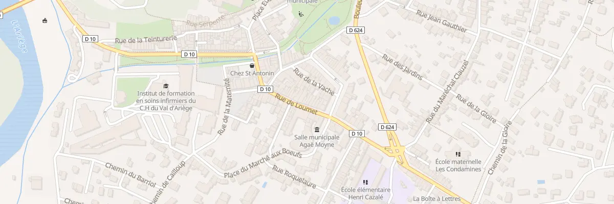 Plan du 14 Rue de Loumet à Pamiers