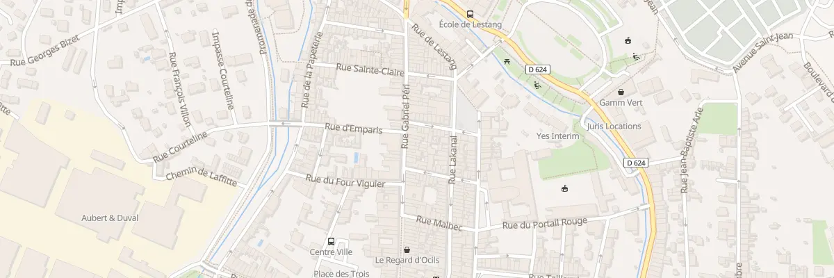 Plan du 80 Rue Gabriel Peri à Pamiers