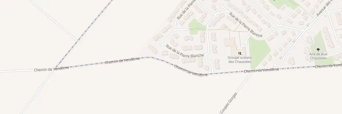 Plan du 41 Rue de la Pierre Blanche à Beaugency