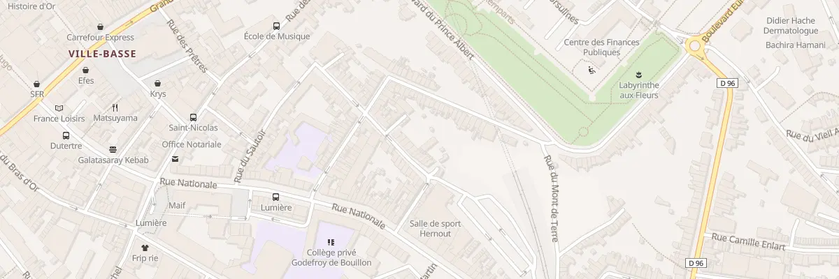 Plan du 45 Rue de l’Ancien Rivage à Boulogne-sur-Mer