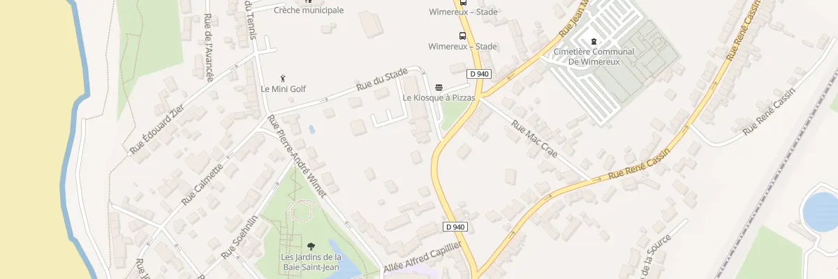 Plan du 1B Rue du Stade à Wimereux