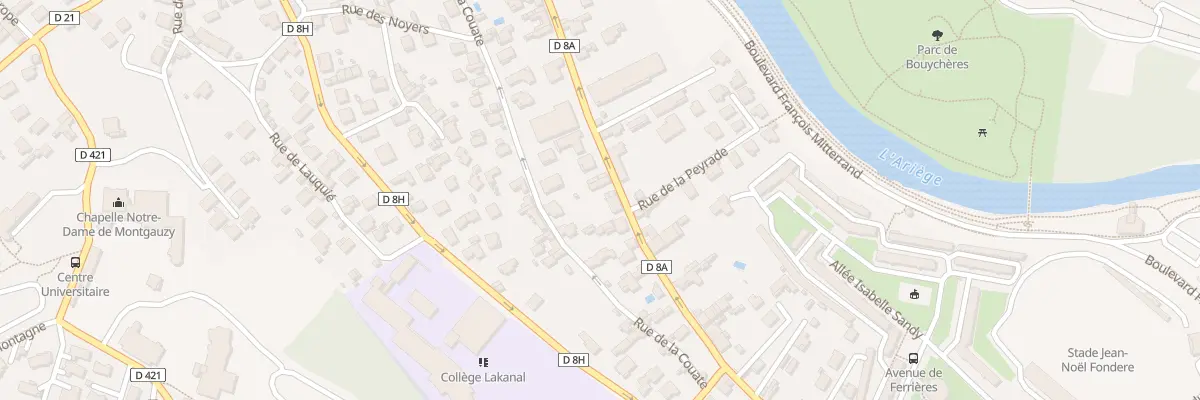Plan du 37 Av du Général de Gaulle à Foix