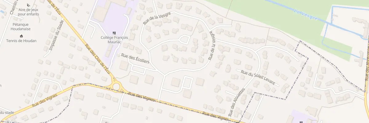 Plan du 5 Rue de la Vesgre à Houdan