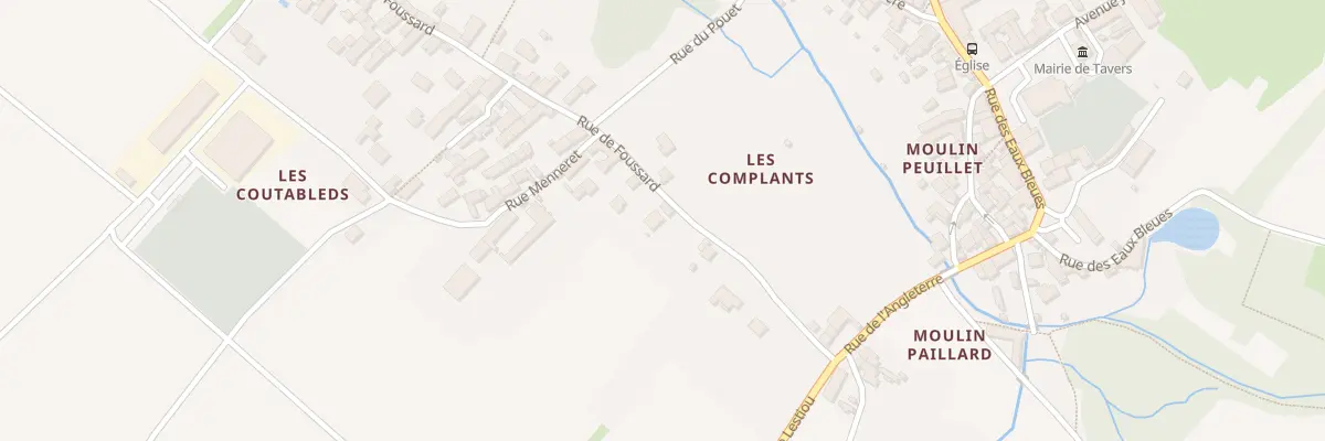 Plan du 9 Rue de Foussard à Tavers