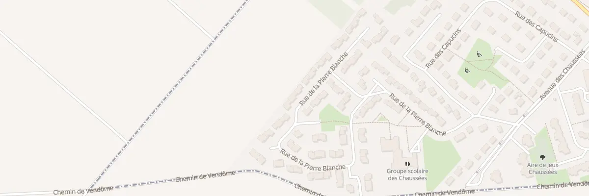 Plan du 59 Rue de la Pierre Blanche à Beaugency
