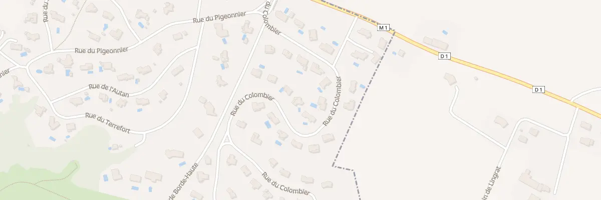 Plan du 16 Rue du Colombier à Drémil-Lafage
