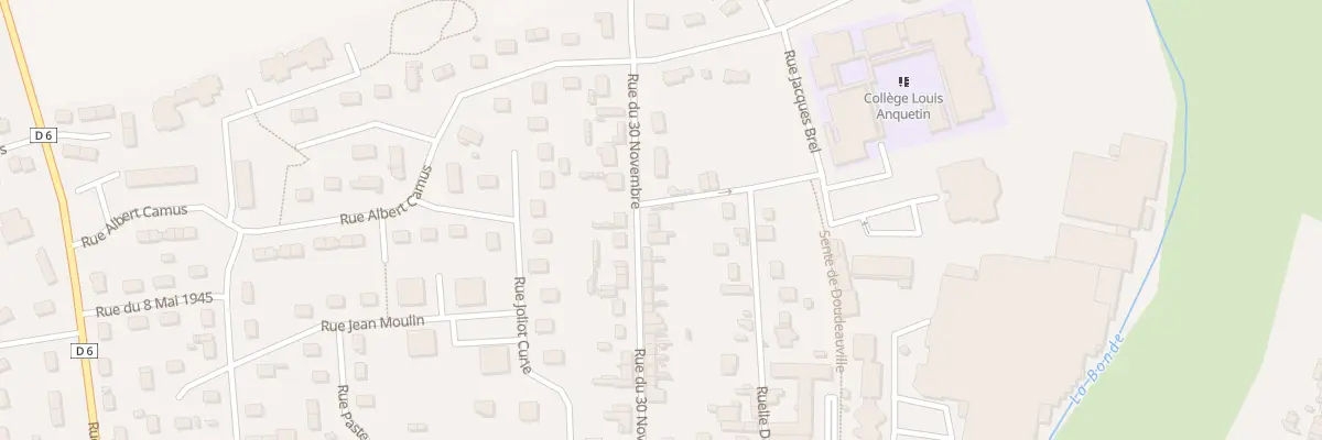 Plan du 48 Rue du 30 Novembre à Étrépagny