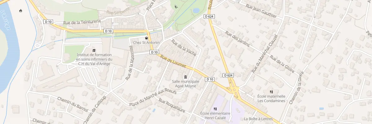 Plan du 6 Rue de Loumet à Pamiers