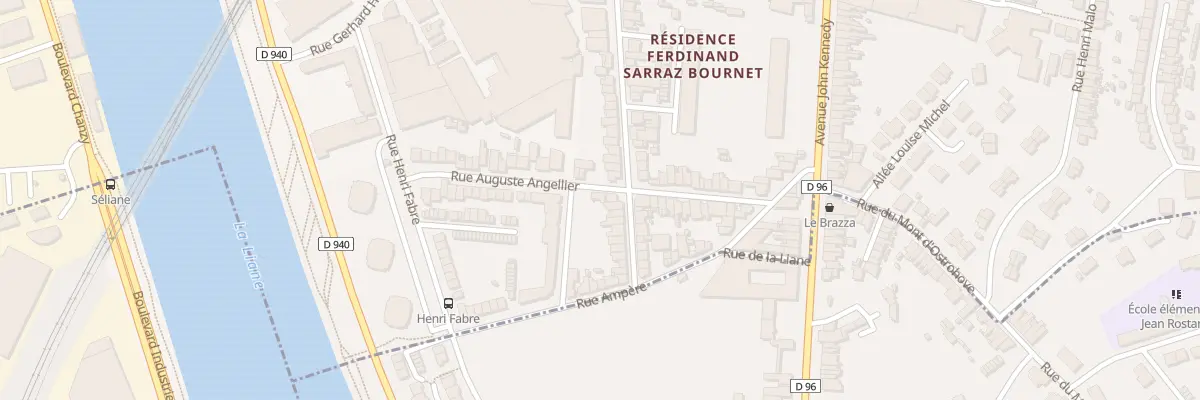 Plan du 30 Rue Auguste Angellier à Boulogne-sur-Mer