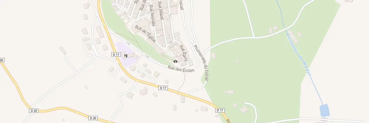 Plan du 5536 Rue Barry à Puylaroque