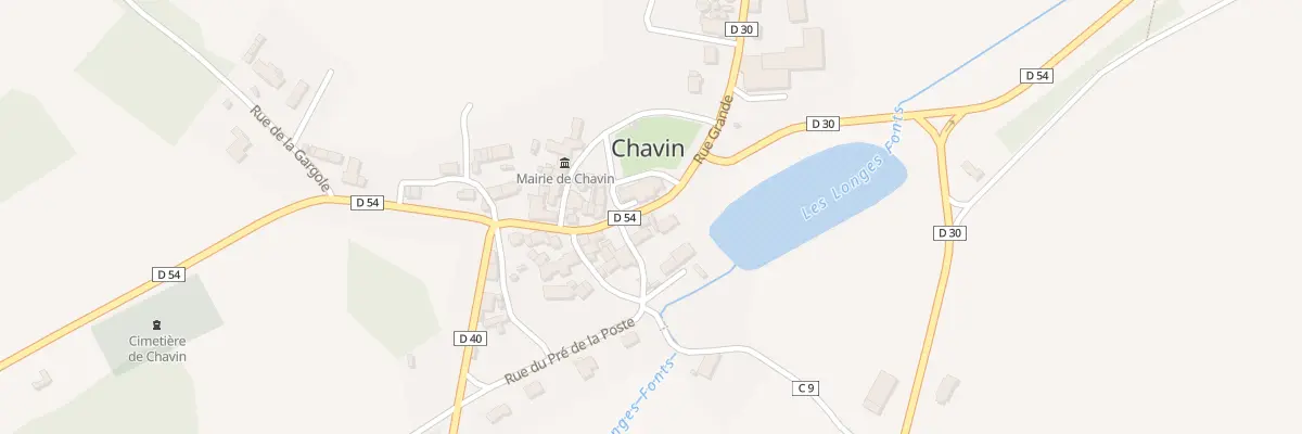 Plan du 5032 Le Bourg à Chavin