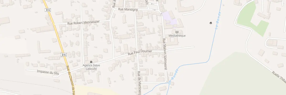 Plan du 13 Rue de Martineng à Étrépagny