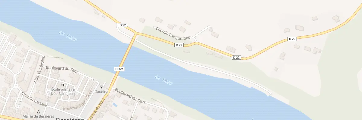 Plan du 19 La Ribo à Bessières