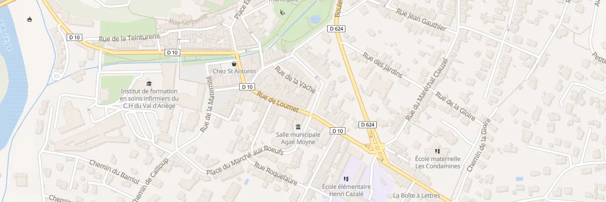 Plan du 4 Rue de Loumet à Pamiers