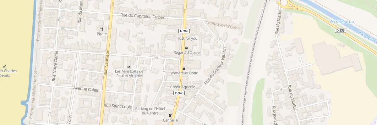Plan du 45 Rue Carnot à Wimereux