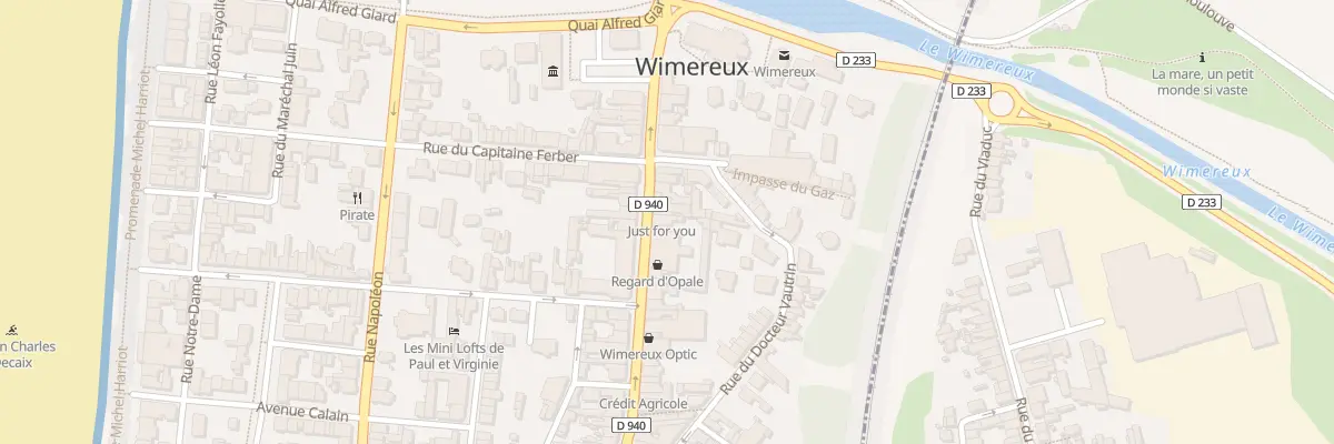 Plan du 25 Rue Carnot à Wimereux