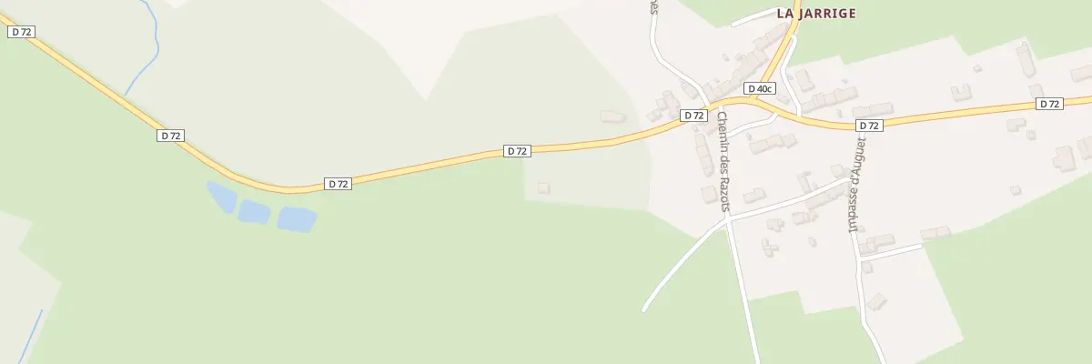 Plan du 43 Rte de la Creuse à Cuzion
