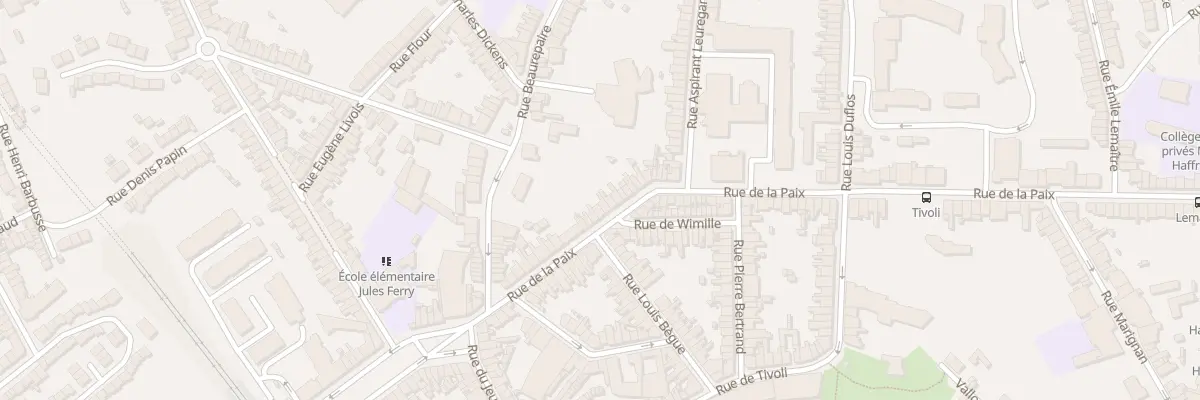 Plan du 35 Rue de la Paix à Boulogne-sur-Mer