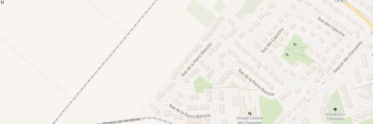 Plan du 63 Rue de la Pierre Blanche à Beaugency