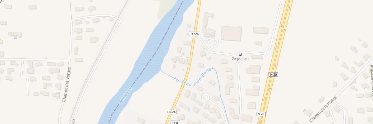 Plan du 1 Rte des Hameaux à Saint-Jean-de-Verges